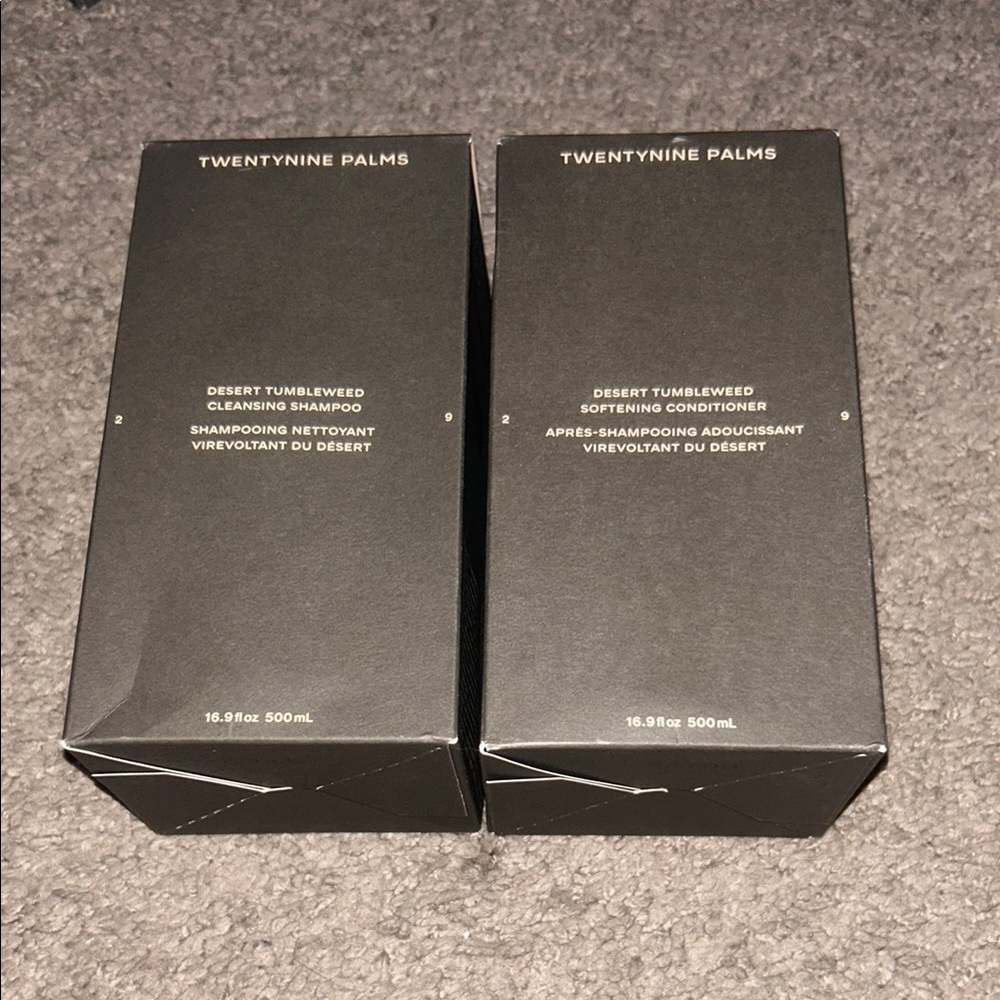 New in box Twentynine palms shampoo and conditioner